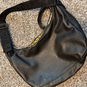 Deadstock Leather BAGGU Medium Crescent Bag